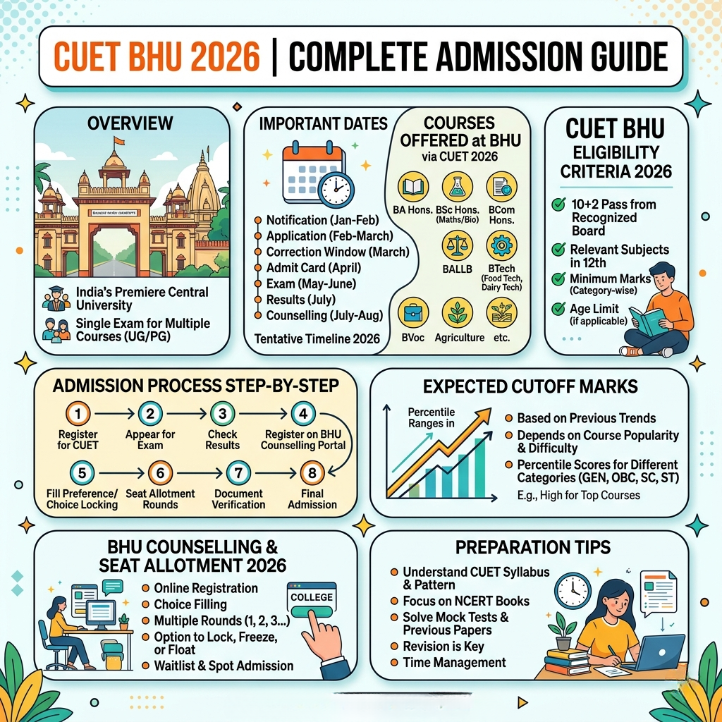 CUET BHU 2026: Complete Admission Guide for Banaras Hindu University