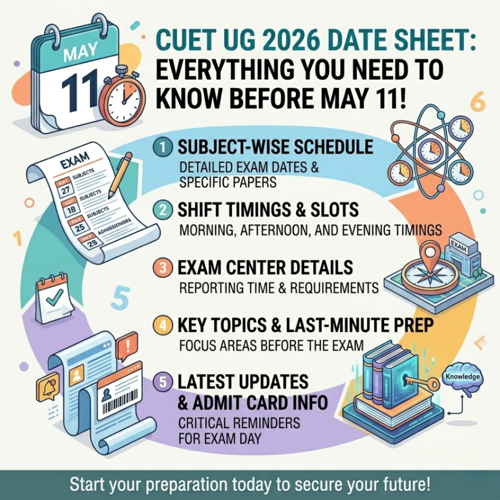 CUET UG 2026 Datesheet