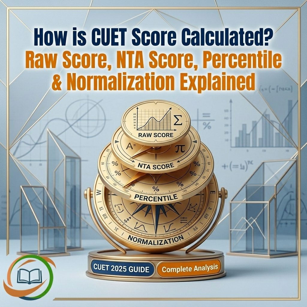 How is CUET Score Calculated? Raw Score, NTA Score, Percentile & Normalization Explained