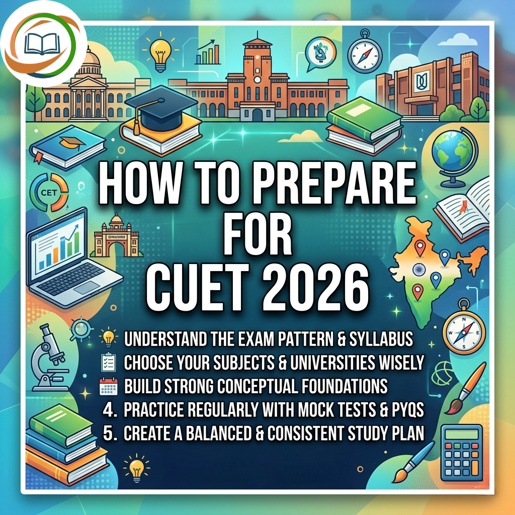 How to Prepare for CUET 2026: Step-by-Step Strategy, Section-Wise Tips, Study Plan & Best Books