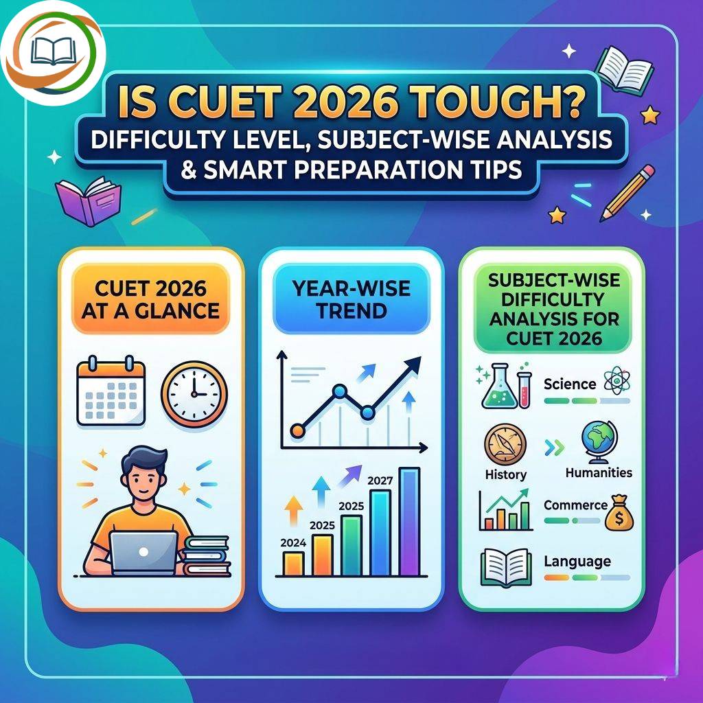 Is CUET 2026 Tough? Difficulty Level, Subject-Wise Analysis & Smart Preparation Tips