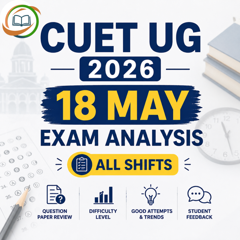 CUET UG 2026 – 18 May Exam Analysis (All Shifts)