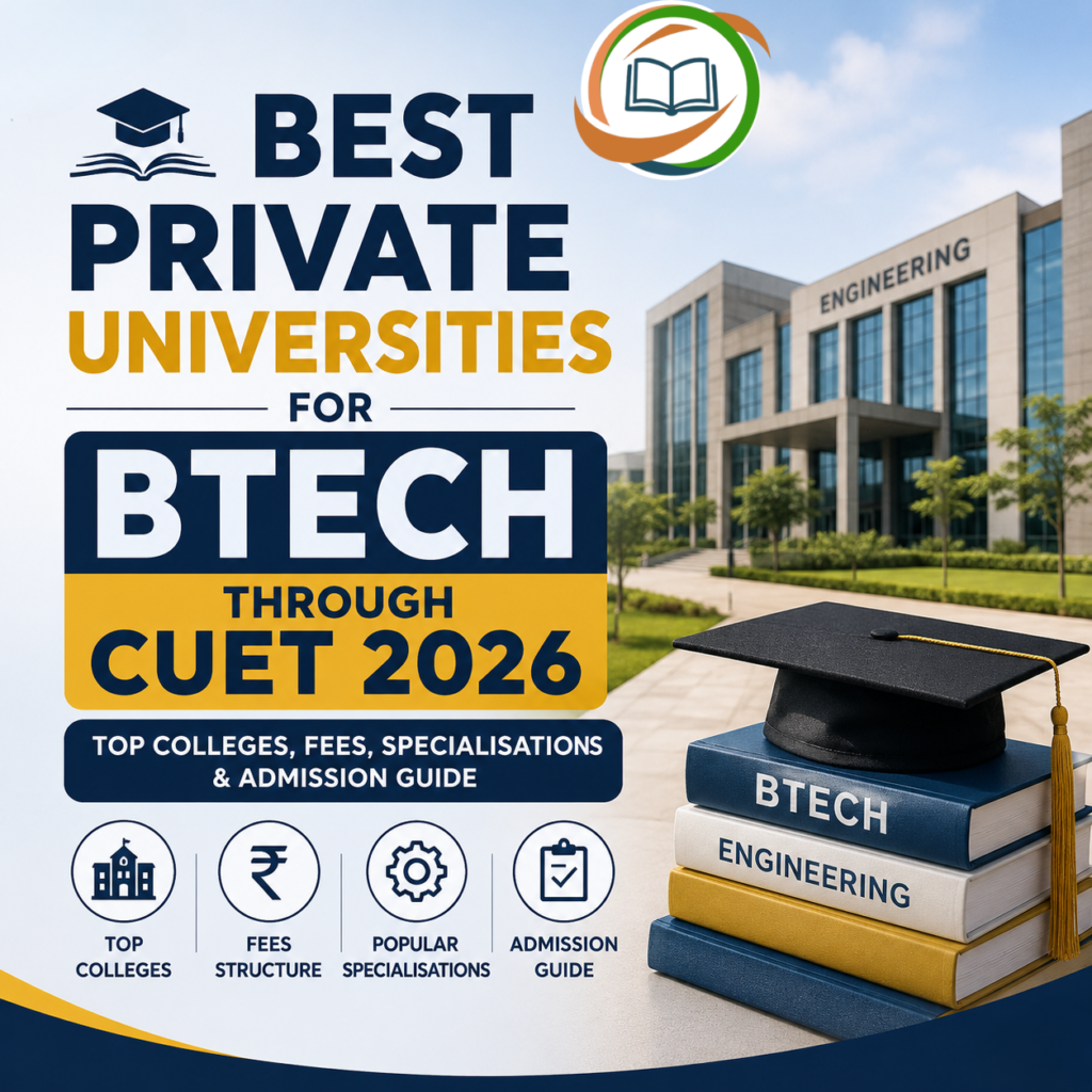 Best Private Universities for BTech Through CUET 2026: Top Colleges, Fees, Specialisations & Admission Guide