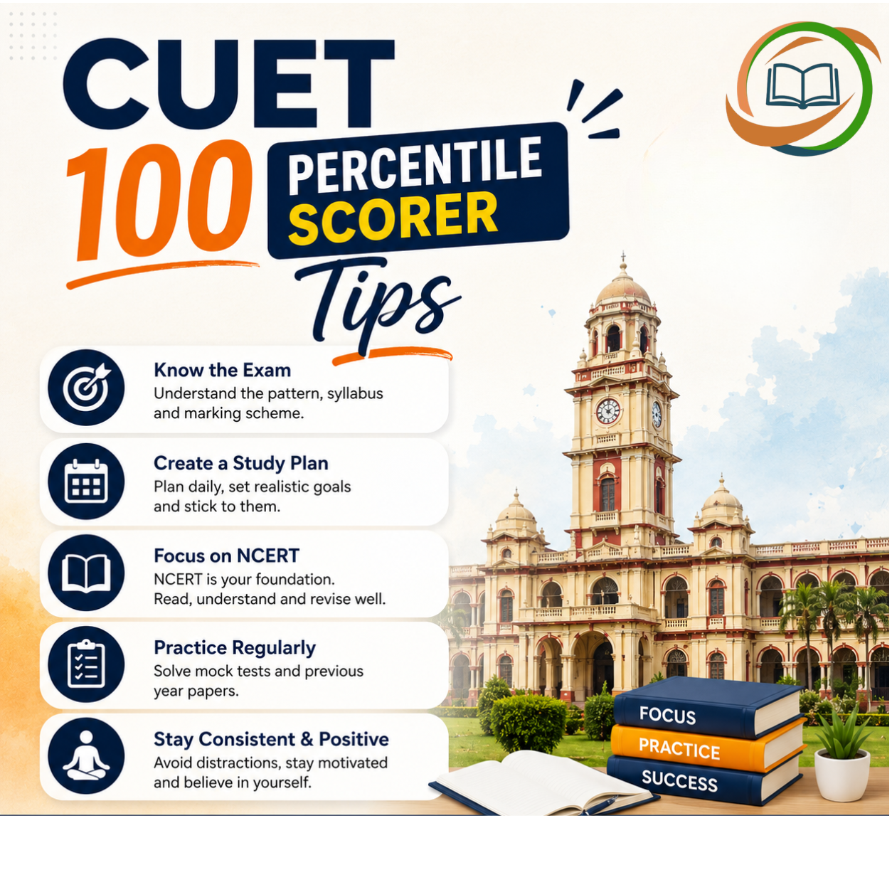 CUET 100 Percentile Scorer Tips