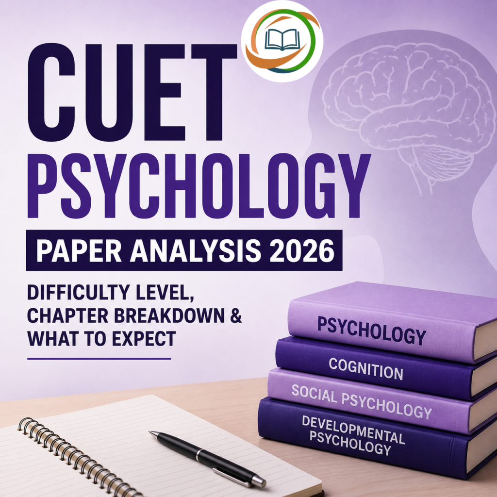 CUET Psychology Paper Analysis 2026: Difficulty Level, Chapter Breakdown & What to Expect