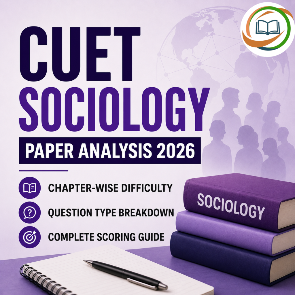 CUET Sociology Paper Analysis 2026: Chapter-Wise Difficulty, Question Type Breakdown & Complete Scoring Guide