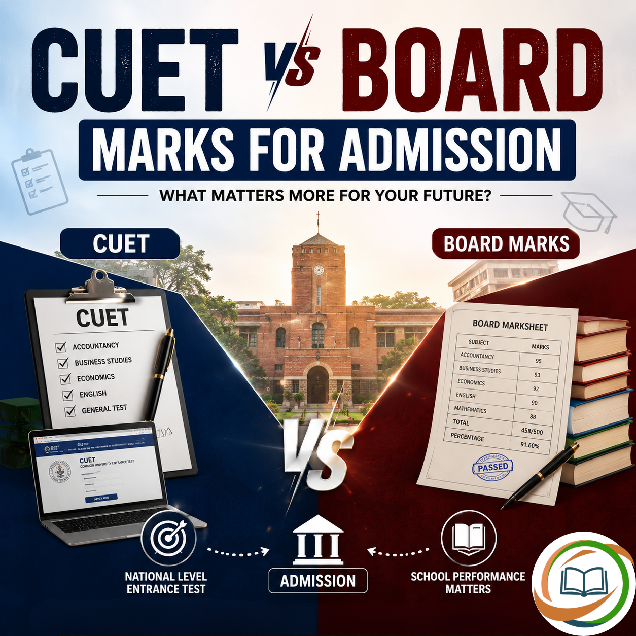CUET vs Board Marks for Admission