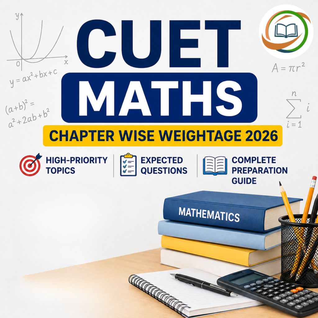 CUET Maths Chapter Wise Weightage 2026: High-Priority Topics, Expected Questions & Complete Preparation Guide