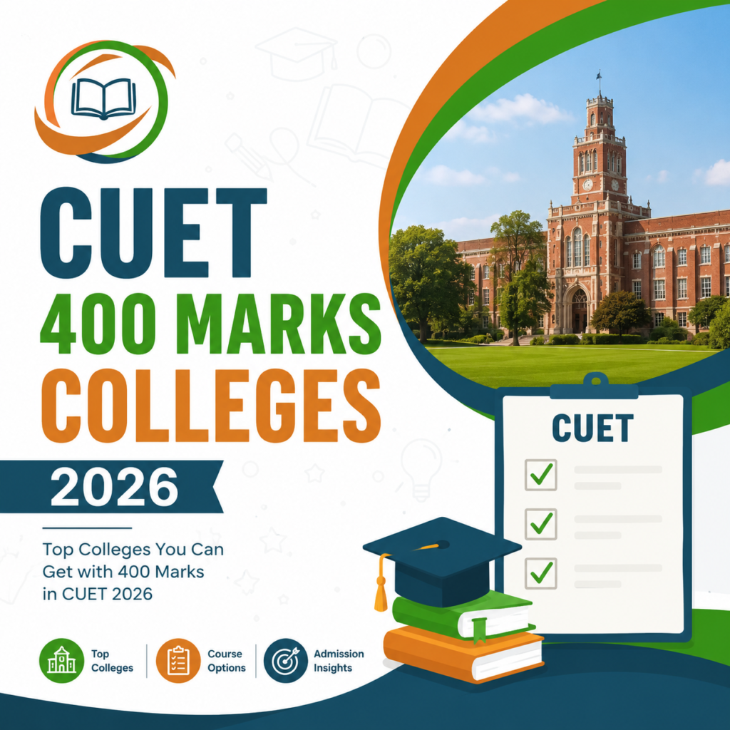 CUET 400 Marks Colleges 2026