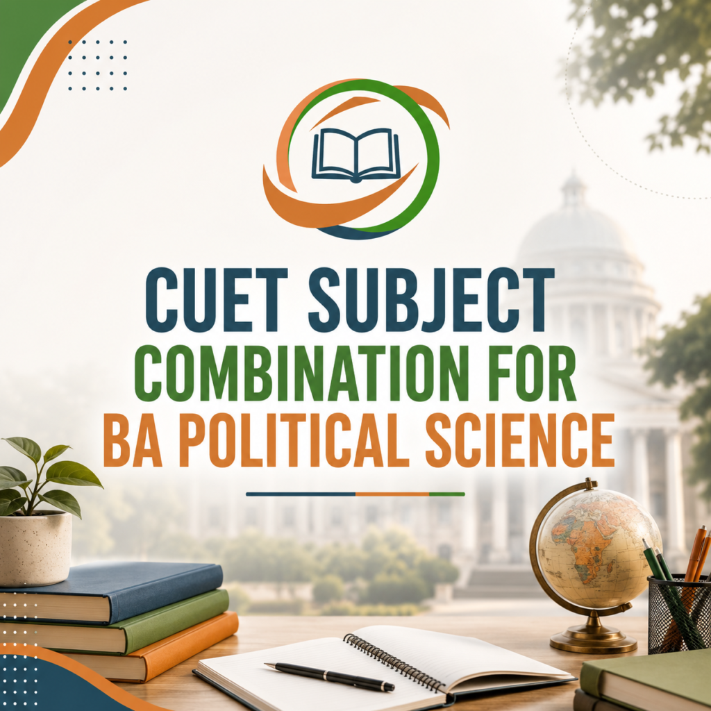 CUET Subject Combination for BA Political Science