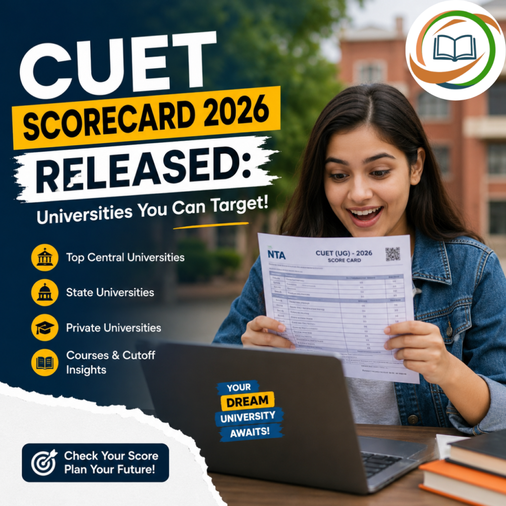 CUET Scorecard 2026 Released: Universities You Can Target
