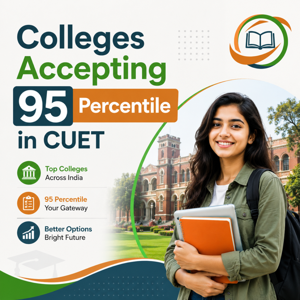 Colleges Accepting 95 Percentile in CUET