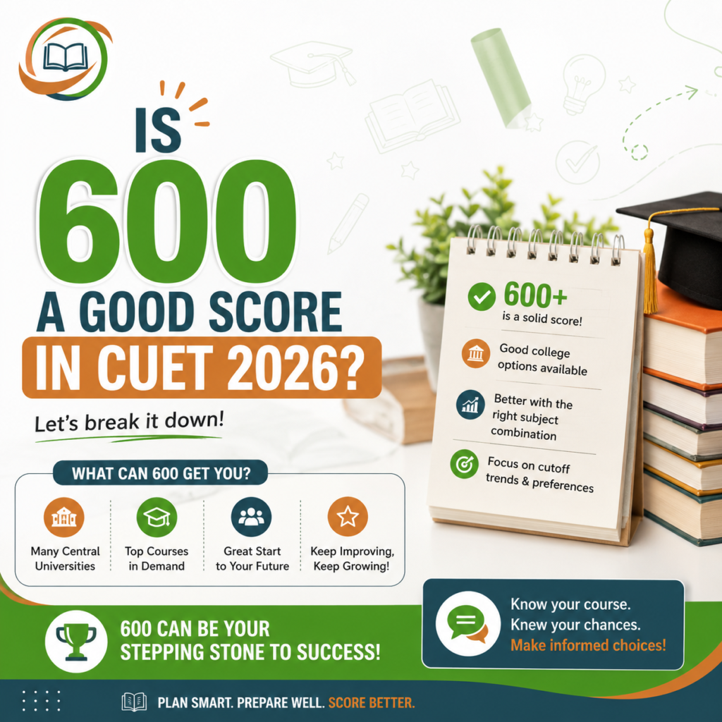 Is 600 a Good Score in CUET 2026?