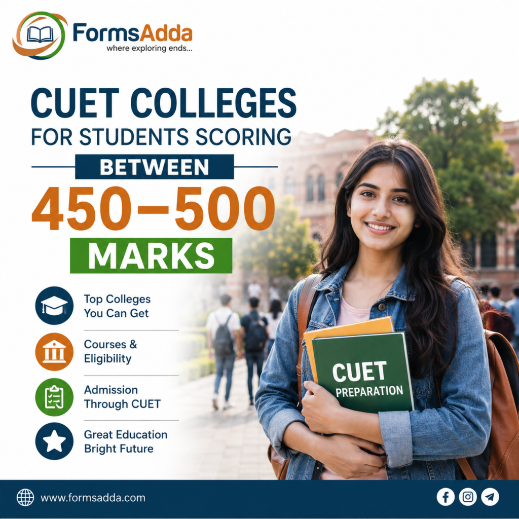 CUET Colleges for Students Scoring Between 450–500 Marks