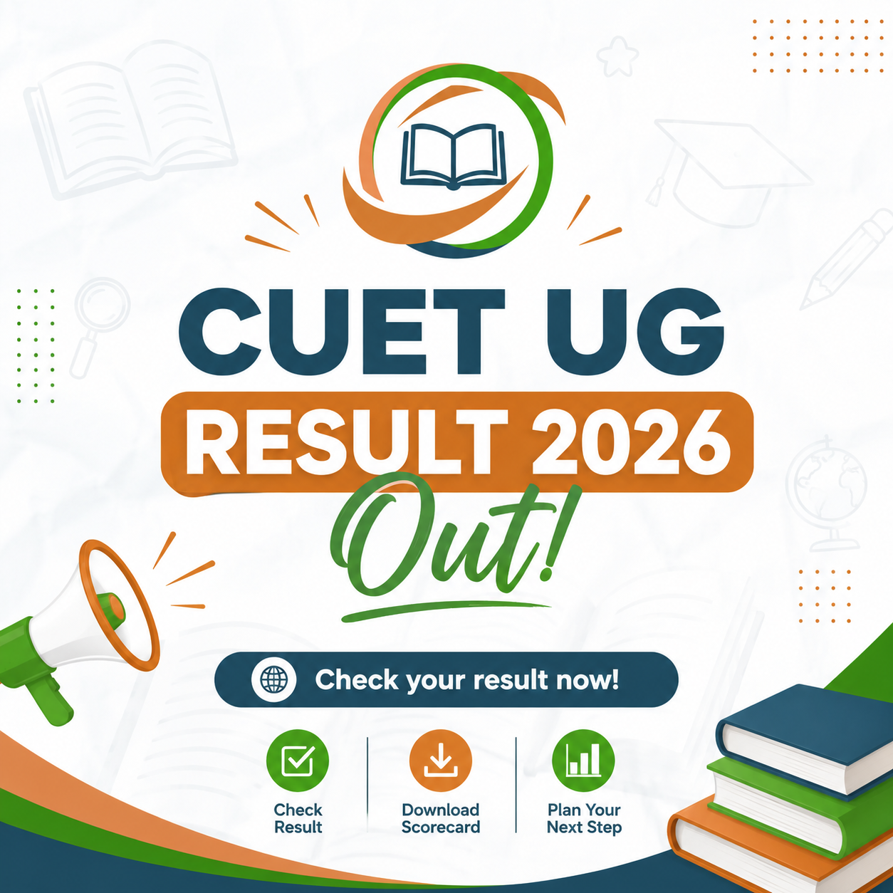CUET UG Result 2026 Out: Check Your Admission Chances Now & Next Steps