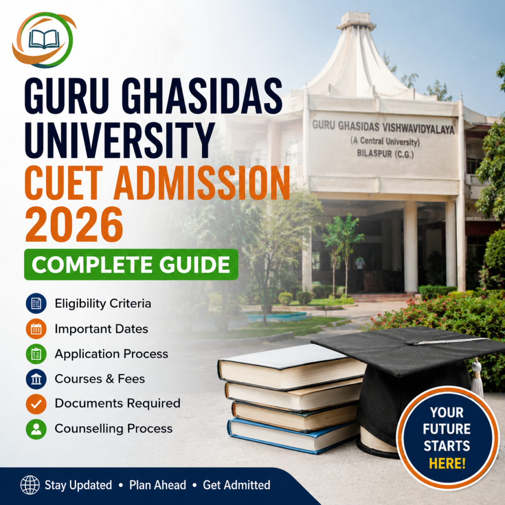 Guru Ghasidas University CUET Admission 2026: Complete Guide