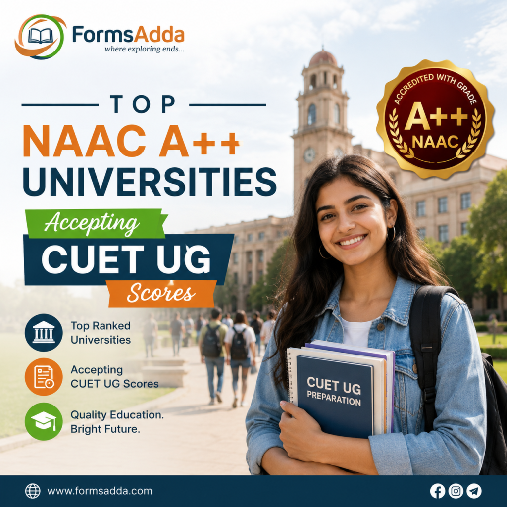 Top NAAC A++ Universities Accepting CUET UG Scores